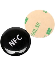 Customized Logo 13.56mhz Nfc Rfid Epoxy Tag With Anti-metal Ferrite For Business