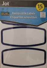 Jot Print or Write Removable Paper Labels