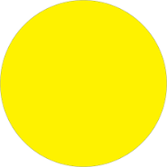 tape logic 1" Circle Fluorescent Removable Labels