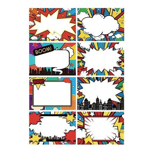 PVC Waterproof Blank Label Stick…