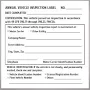 Avery Annual Vehicle Inspection Label Stickers