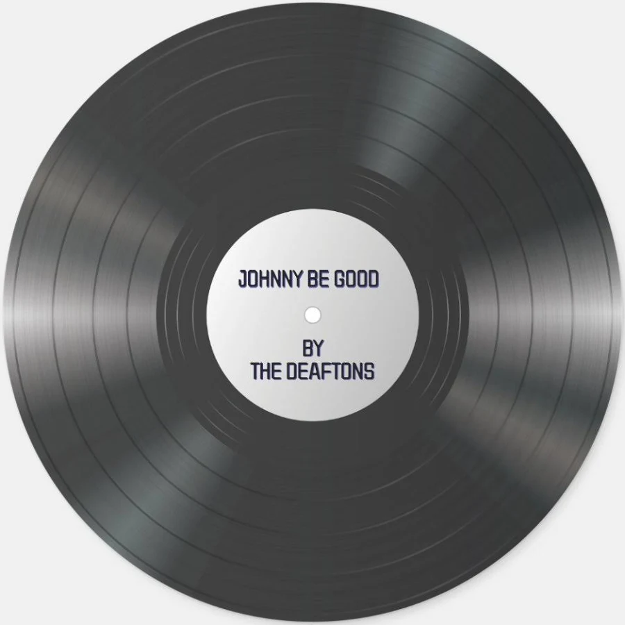 Blank Vinyl Music Record LP DIY Custom Name Classic Round Sticker