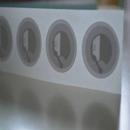 1000 count - NTAG213 "25-25-25" stickers; 25mm round
