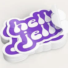 1000 Custom Shaped Sticker Labels