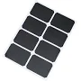 Drafideep Black PVC Writable Stickers - Labels for Kitchen Jars, Party Decorations, and Home Organization Solutions, Size: 6.0 x 4.3 x 0.01