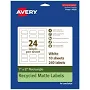 Avery EcoFriendly Rectangle Labels