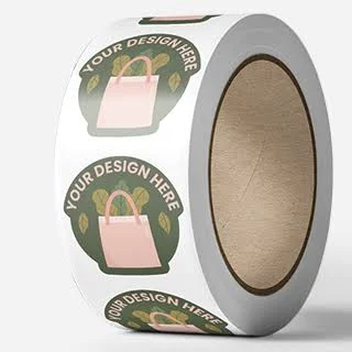 Custom Eco-Friendly Roll Labels, 2" x 2", Writable