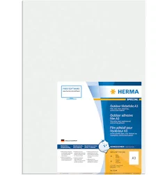 HERMA 9544 Rectangle White 40pc self-adhesive label