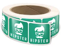 250 qty Custom Roll Stickers - Square 2