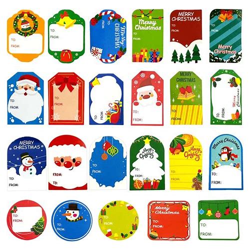 Christmas Stickers Labels, 108Pc…