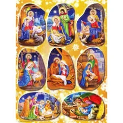 Christmas Stickers C Set of 8