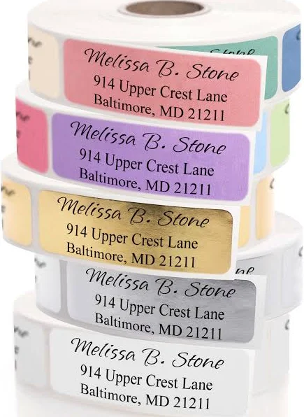 Current Labels Unlined Address Labels