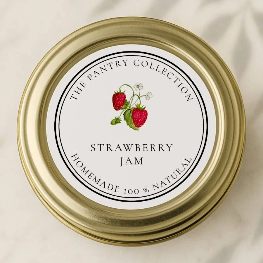 Jam Labels, Jar Labels, Pantry Labels
