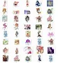 30 Personalized Address Labels Anime {an1}