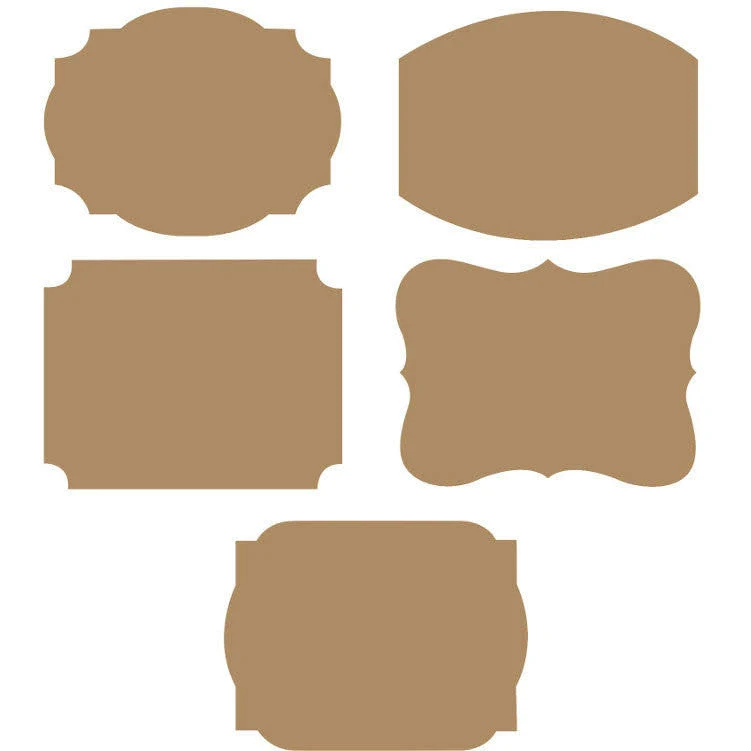 Rustic Kraft Sticker Labels