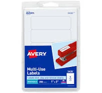 Avery Removable Multi-Use Labels Inkjet/Laser Printers 1 x 3
