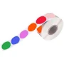 1.0 Inch Colorful Circle Stickers Round Adhesive Dots Labels Color Label, Size: 2.5 cm