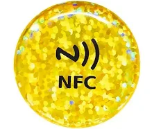 Customized Qualified 30mm Round Pvc Rfid Anti Metal Epoxy Sticker Tag Label Phon