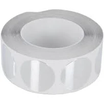 Self Adhesive Aluminium Foil Tape Discs 45mm Diameter