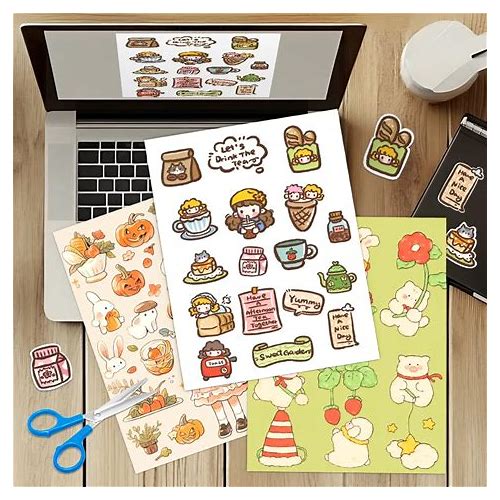 100 Sheets 8.5"X11" Printable Stic…