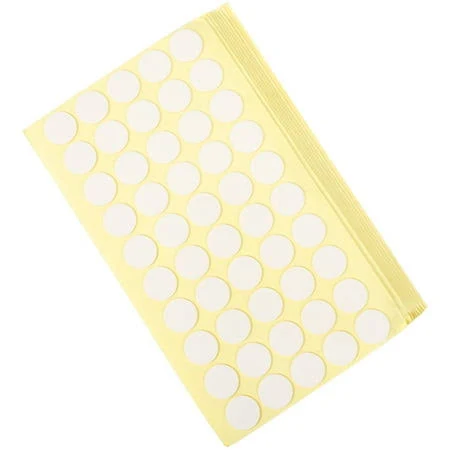Ounona 500 Pcs Large White Sticky Labels Adhesive Double Sided Dot Glue