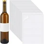 320pcs Adhesive Wine Bottle Labels Printable Wine Label Stickers 3.8x2.7 inch White Blank Label Stickers
