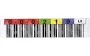 Custom LTO Barcode Labels 20-Pack Horizontal / Universal Cleaning (CU)