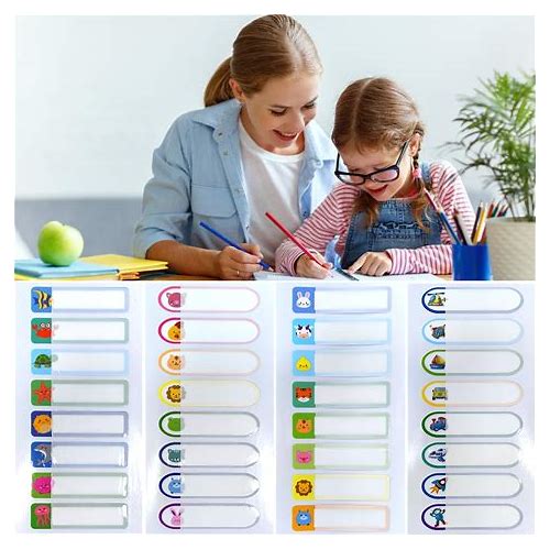 96Pcs Personalized Name Label…