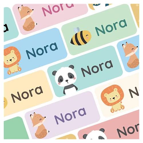 Stick-On-Labels Name Labels Fo…