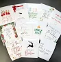 Peel & Stick Christmas Wine Labels