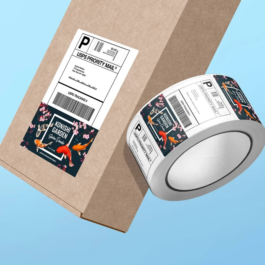 Avery Custom Shipping Roll Sheet Labels