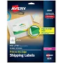 Avery? Sure Feed? Technology Print to The Edge Permanent Adhesive Shipping Labels