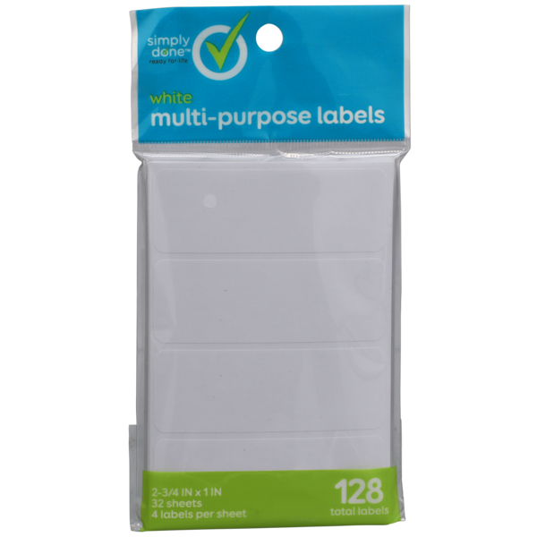 Simply Done All Purpose Labels