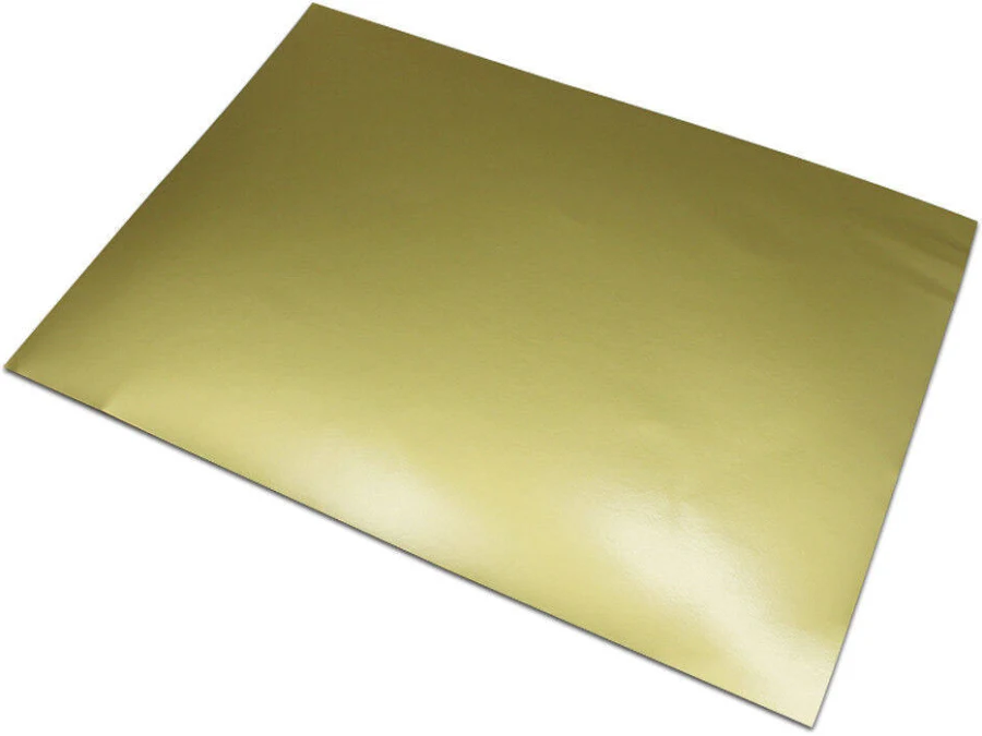 Matte Gold/silver A4 Aluminum Foil Sticker Labels Self Adhesive Laser