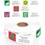 Current Labels Rolled Christmas Return Address Labels