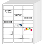 Sjpack 1" x 2-5/8" Shipping Return Address Mailing Labels