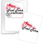 Double Sided Light Adhesive Labels - Custom ROLL - Qty. 1 Each