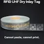 50PCS UHF RFID Dry Inlay Tag 18000-6C 860-960MHz RFID UHF Sticker Label U8/U9 Chip Electronic label