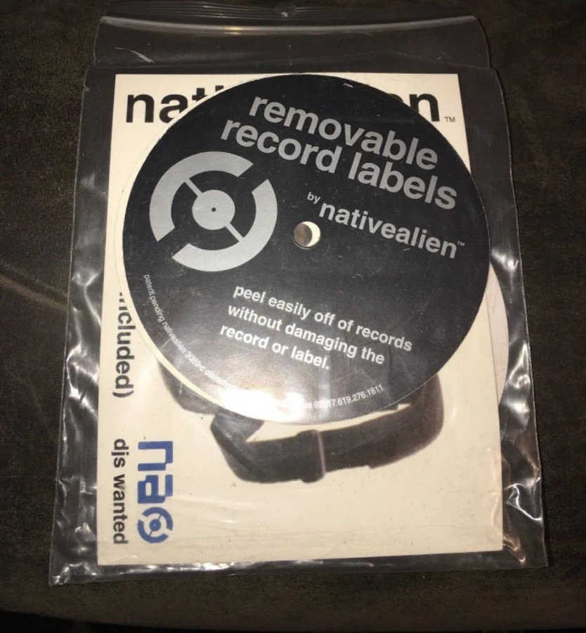 REMOVABLE RECORD LABELS