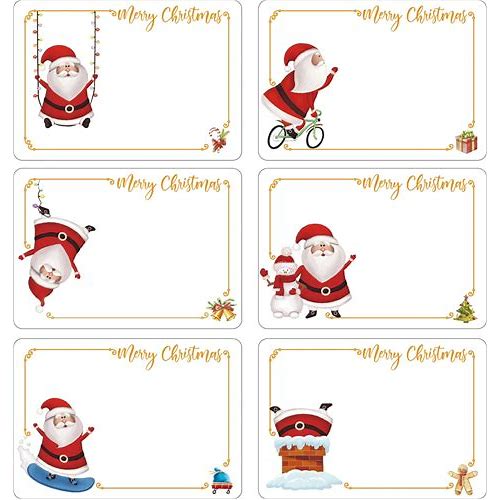 120Pcs Christmas Labels Gift Na…