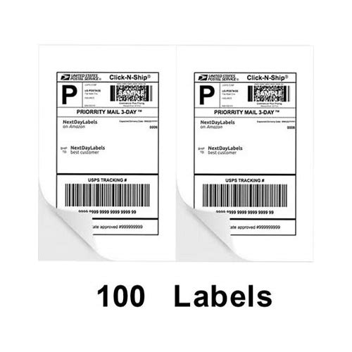 2 Per Page Self Adhesive Labels  …