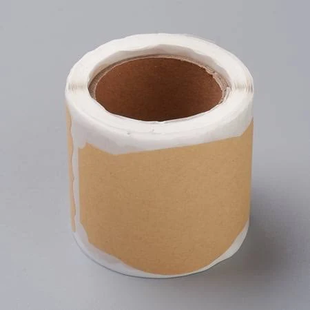 Self-Adhesive Kraft Paper Gift Tag Stickers