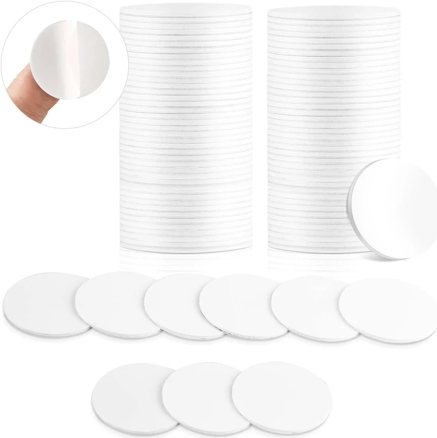 100pcs Programmable Nfc Tags Sticker Ntag215 - Blank Coins 504 Bytes