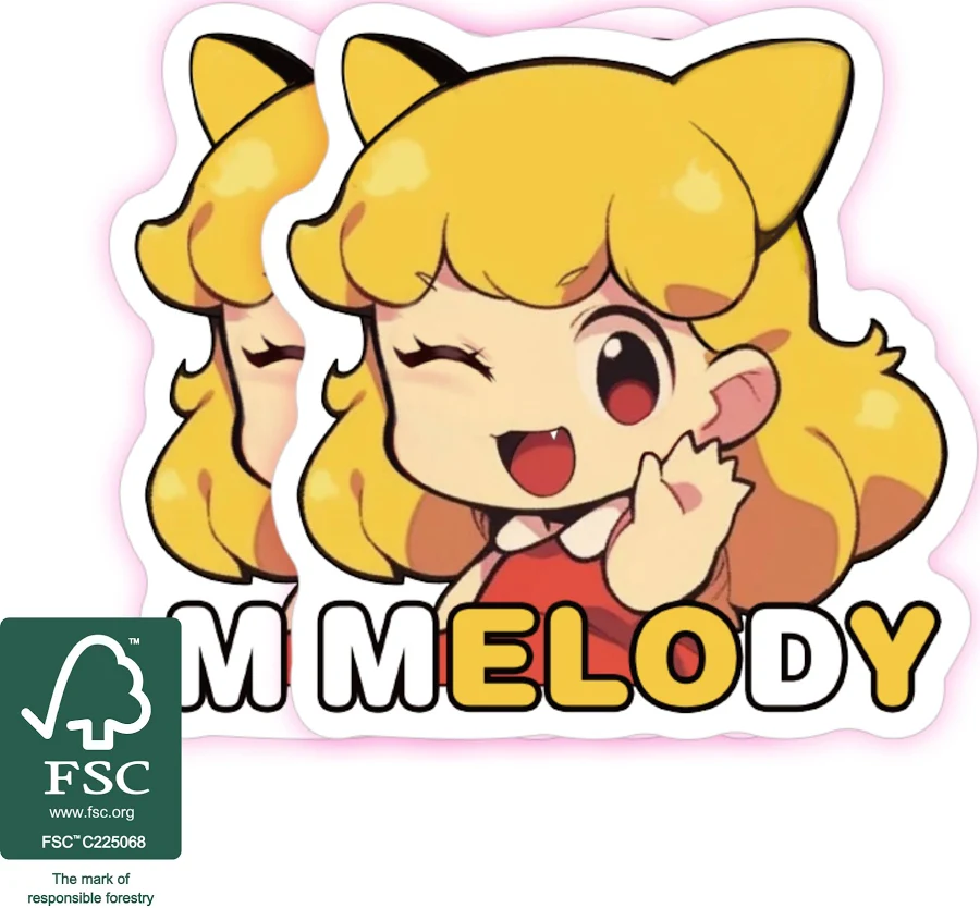 Custom Vinyl Stickers Vinyl Stickers (Glossy) / 1''(25.4mm)