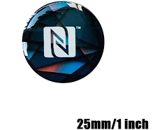 25mm waterproof epoxy nfc tags sticker social media sharing mobile phone sticker nfc tag
