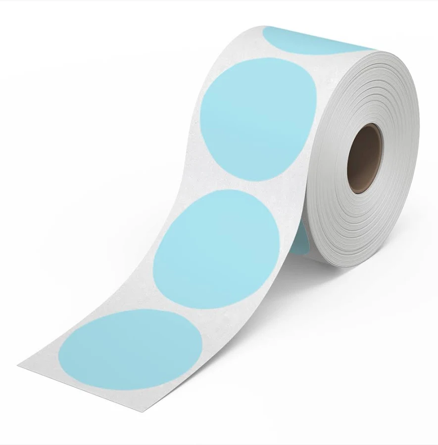 Rollo Circle Thermal Labels