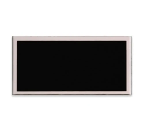 × Black Aluminum Plate with Silver Border with Adhesive Backing