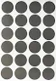 Royal Green Gray Dot Stickers