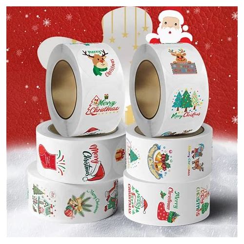 Christmas Stickers Self-Adhesive …