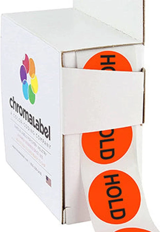 1" Round Warehouse Labels